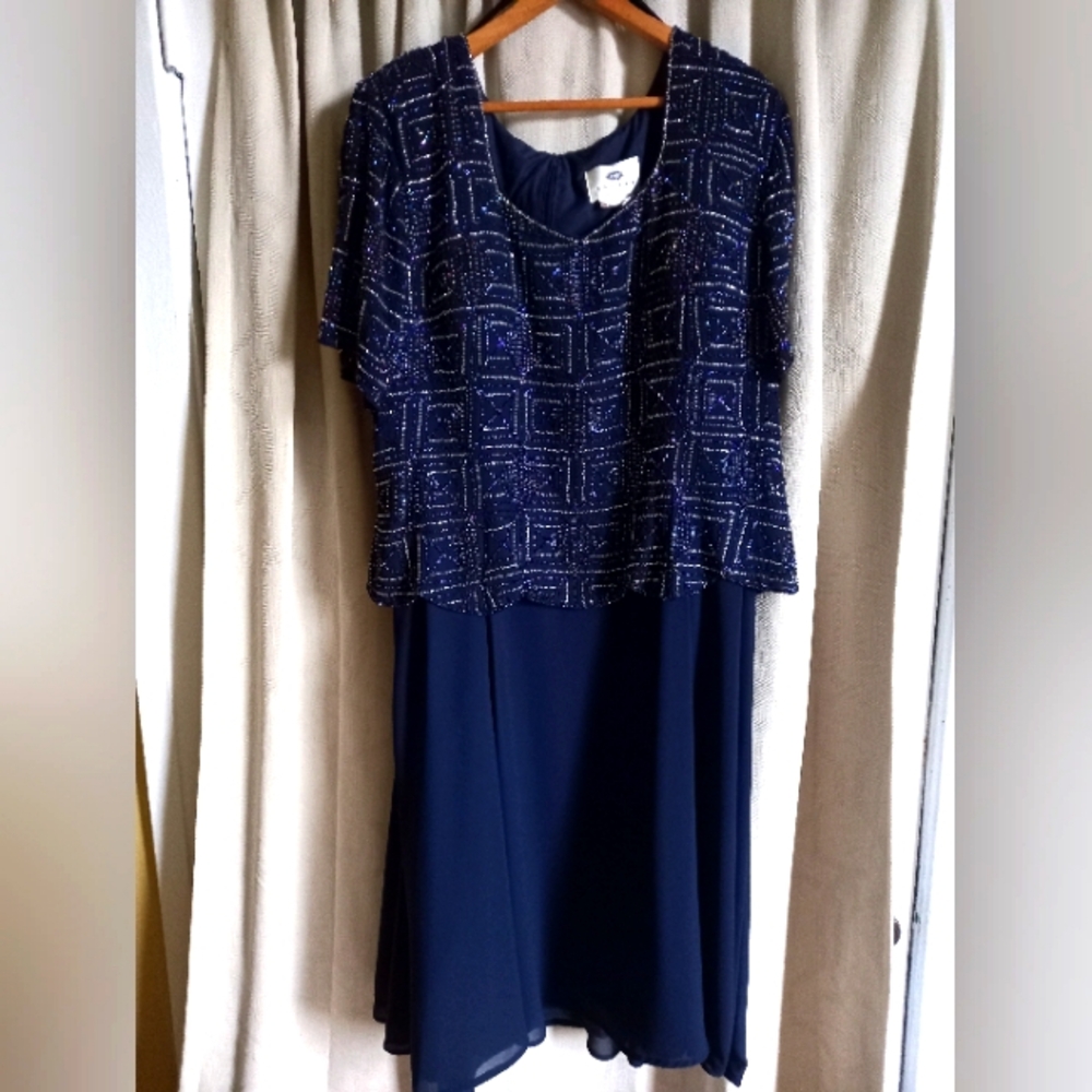Beaded Evening Gown XL or 1X